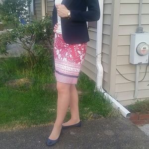Ann Taylor Loft floral skirt